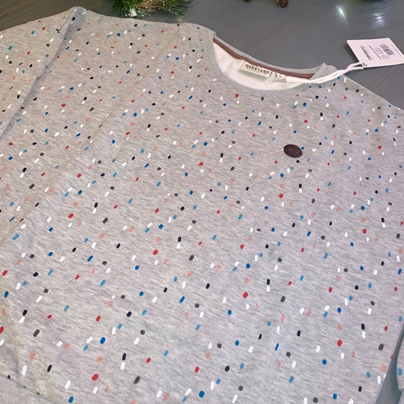 Women’s Naketano sprinkles grey sweatshirt - Picture 2 of 6